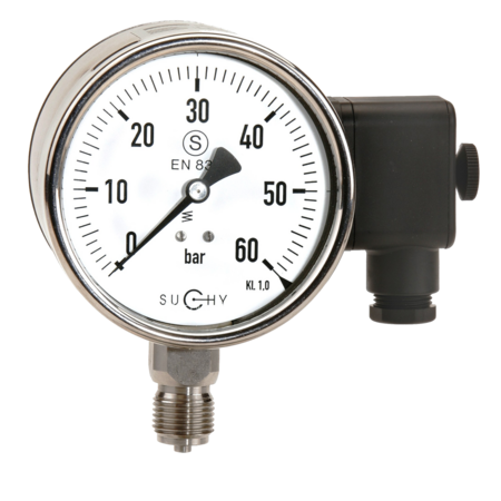 Manometer mit integriertem Drucksensor
